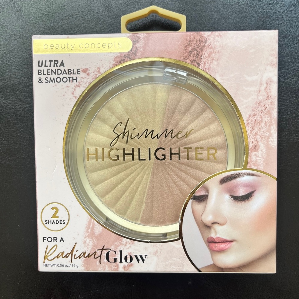 NWT Beauty Concepts Ultra Radiant shimmer Illuminating Bronzer highlighter 16g
